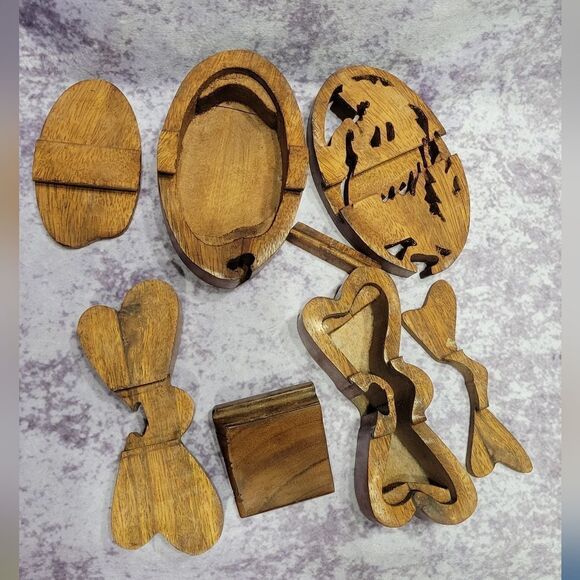 Wooden Puzzle Trinket Box - Picture 11 of 16